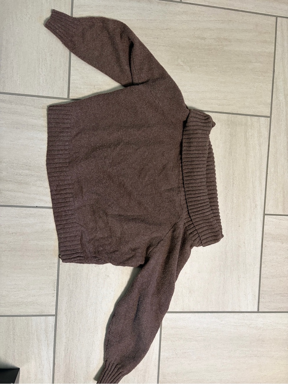 Hollister Women's Brown Turtleneck Sweater
